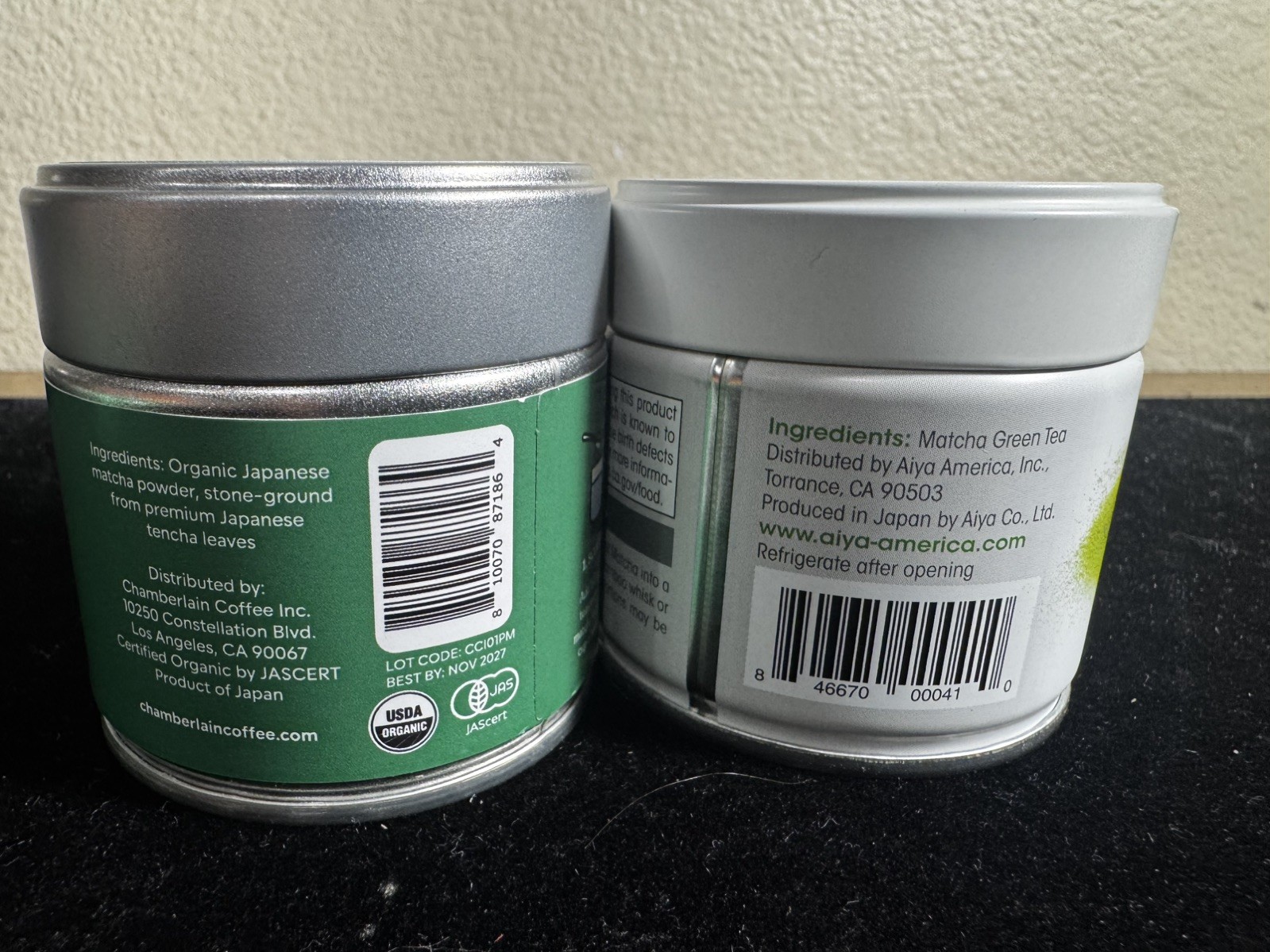 Aiya Authentic Ceremonial Grade Japanese Matcha Green Tea Powder 30g Coffee 30g
