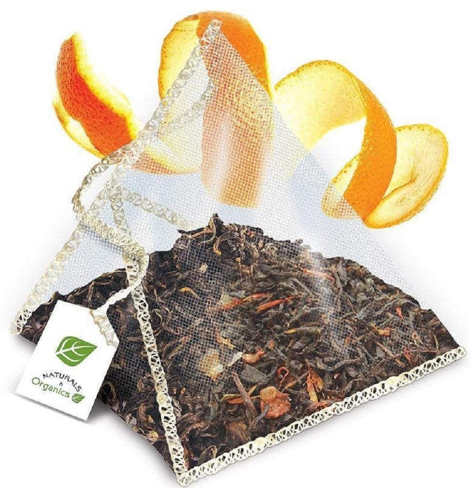 Organic Bergamot Citrus Earl Grey Tea with Natural Italian Bergamot Oil for Auto
