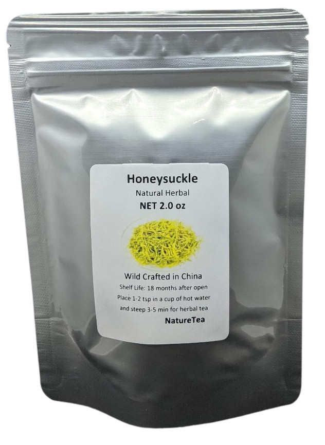 Honeysuckle – New Crop – Loose Buds by Nature Tea, Wild Crafted
