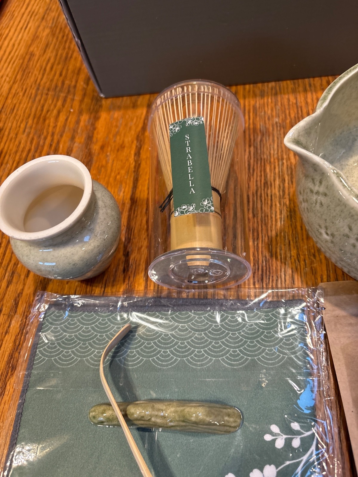 7-Piece Japanese Matcha Whisk Set Ceremonial Grade Bowl With Spout Bamboo Whisk