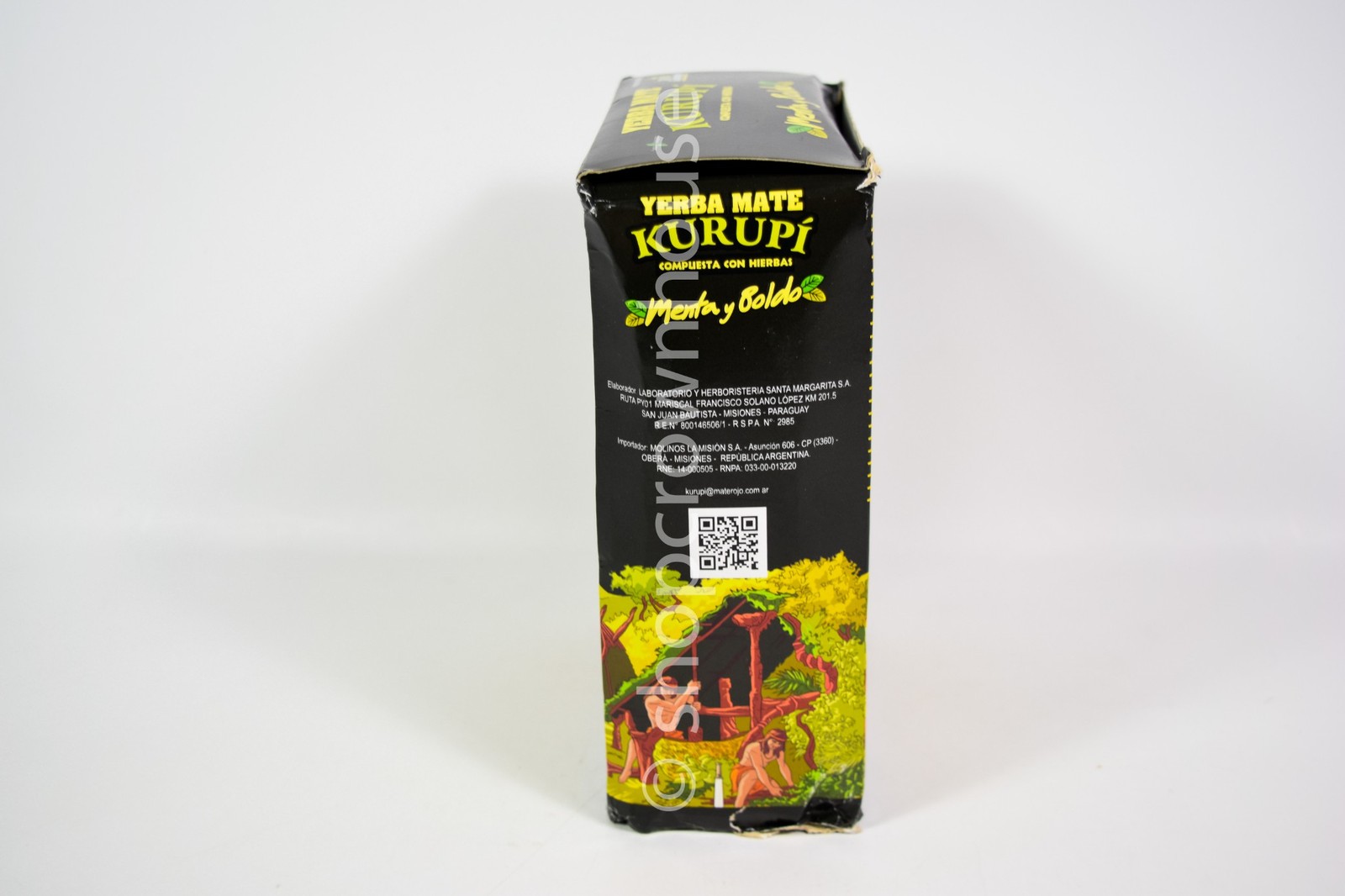 YERBA MATE Kurupi Compuesta Con Herbas Peppermint and Boldo 500g 10/07/2028