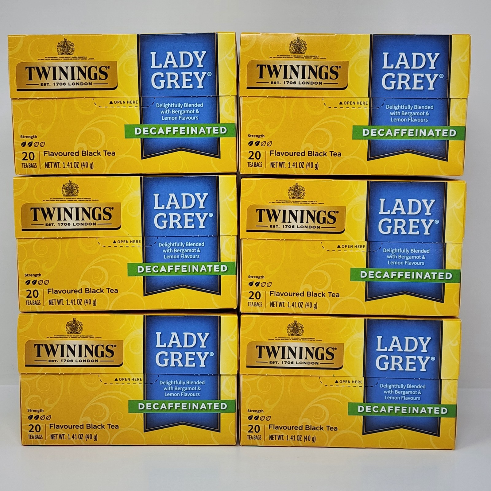 Twinings Lady Grey Decaffeinated Black Tea (120 Tea Bags) Exp 01/2028