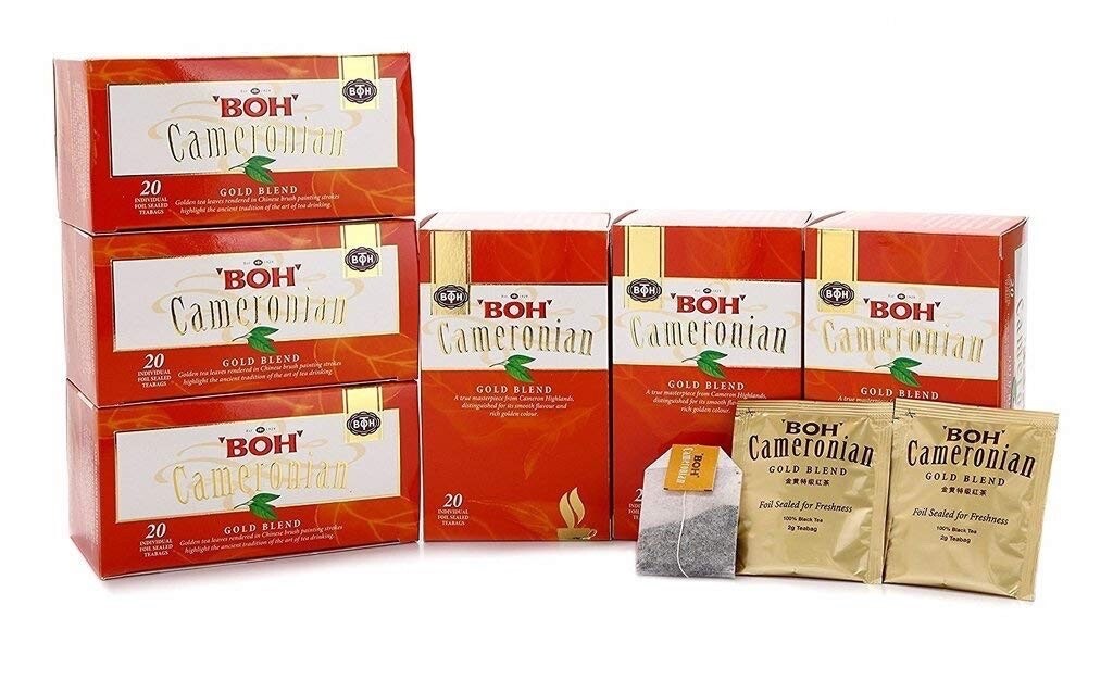 1 Boxes BOH Plantation Cameronian Gold Blend Tea 60 teabags FREE SHIPPING
