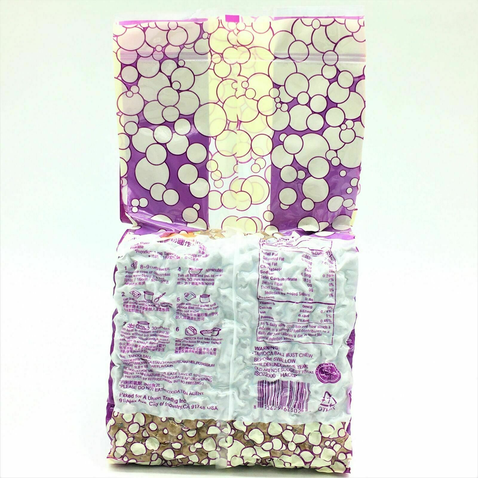 ChaBonBon Black Taiwanese Tapioca Pearl Boba Bubble 5 lbs