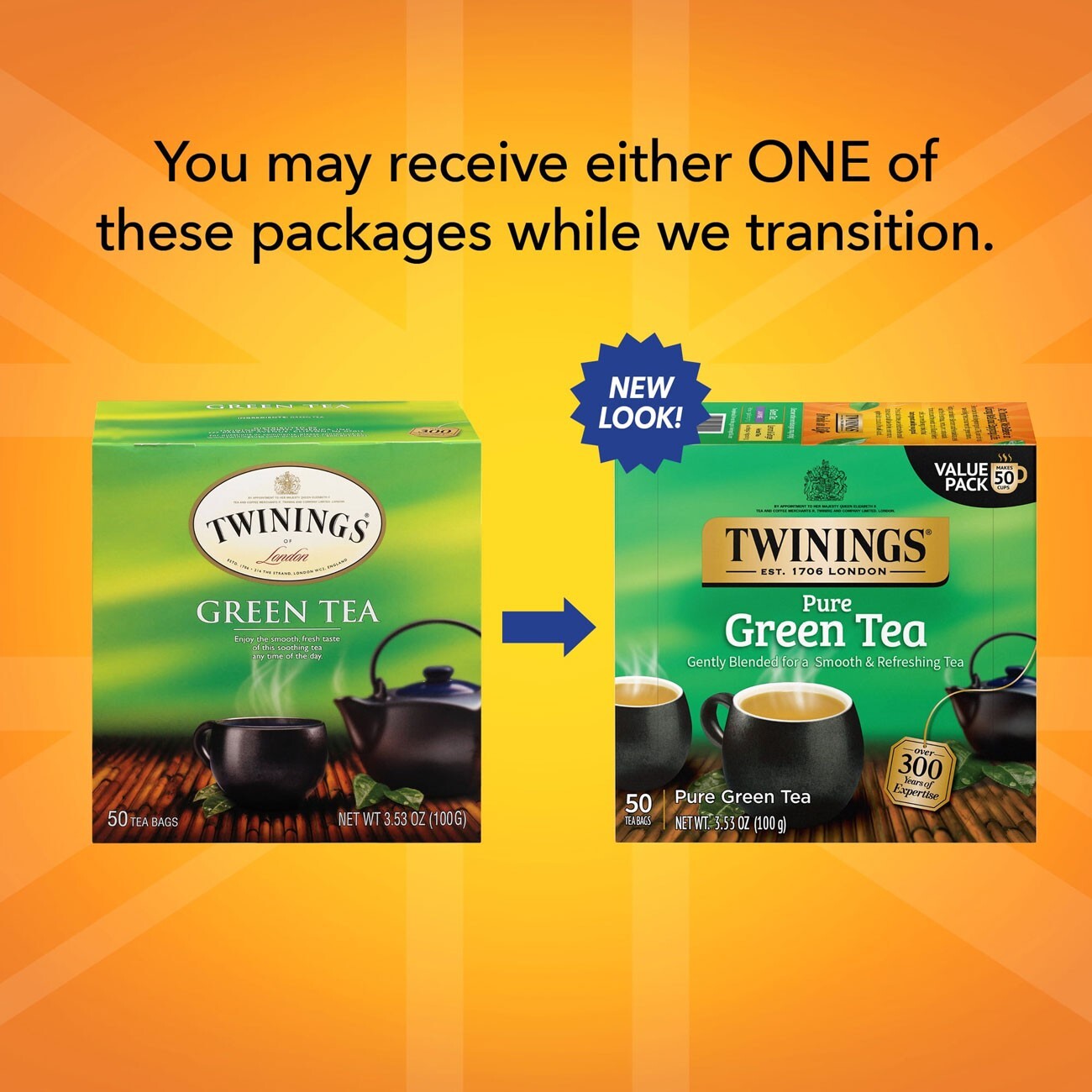 Twinings Green Tea – 50 bags