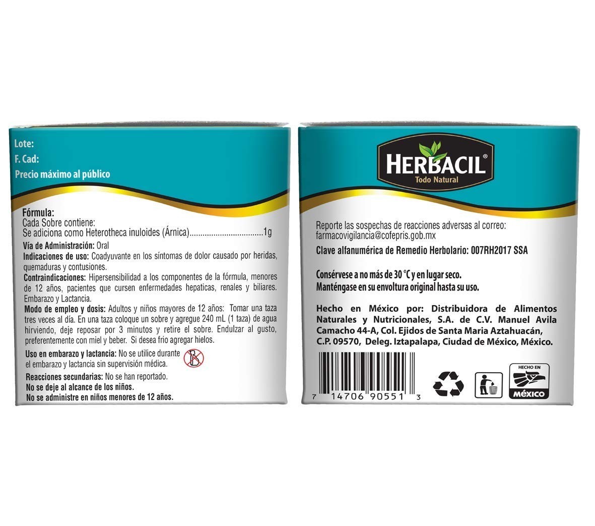 Natural Healing with Midway Arnica Tea Bags – 25 Count, 0.88 Oz Eco-Friendly