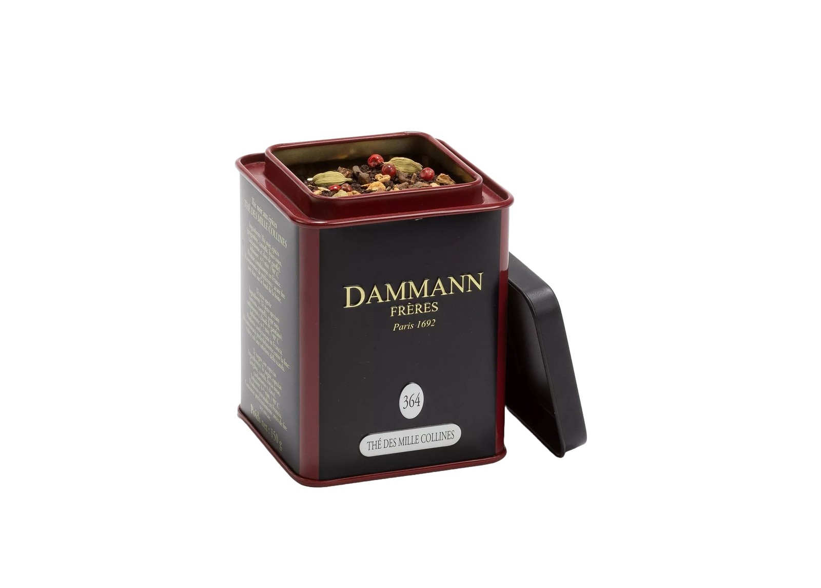 Dammann Freres Loose Leaf, Thé des Mille Collines Chaï, Premium Gourmet Frenc…