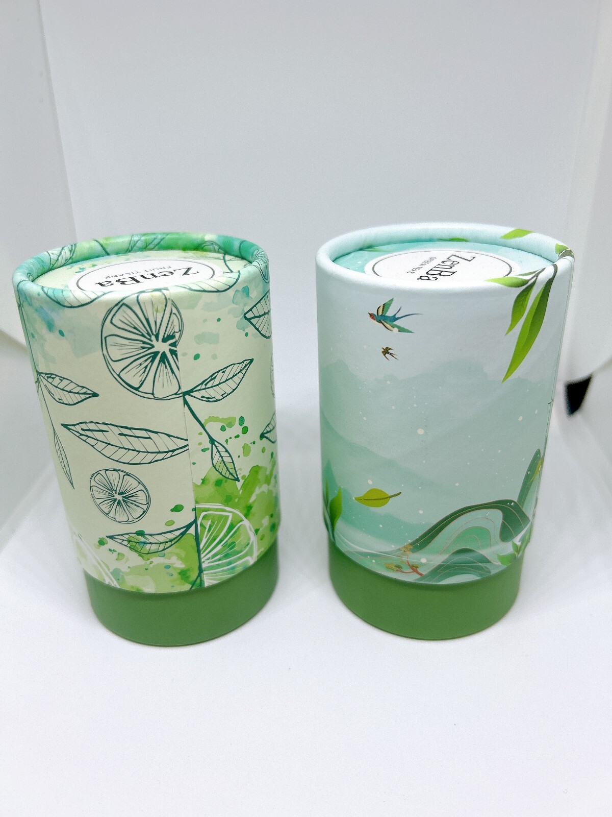ZenBa Premium Tea Gift Set – Fruit Tisane & Green Tea, 4-Pack, Elegantly Package