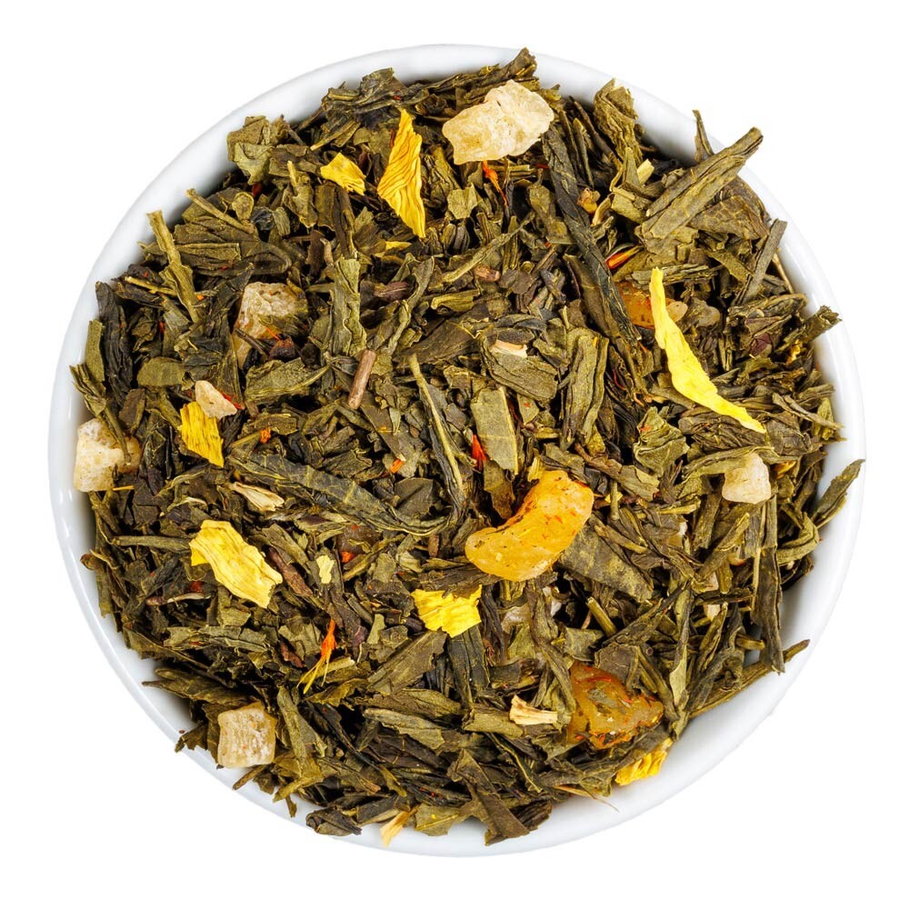 Pineapple Paradise Green Tea – Tropical Loose Leaf Blend – Fusion Teas