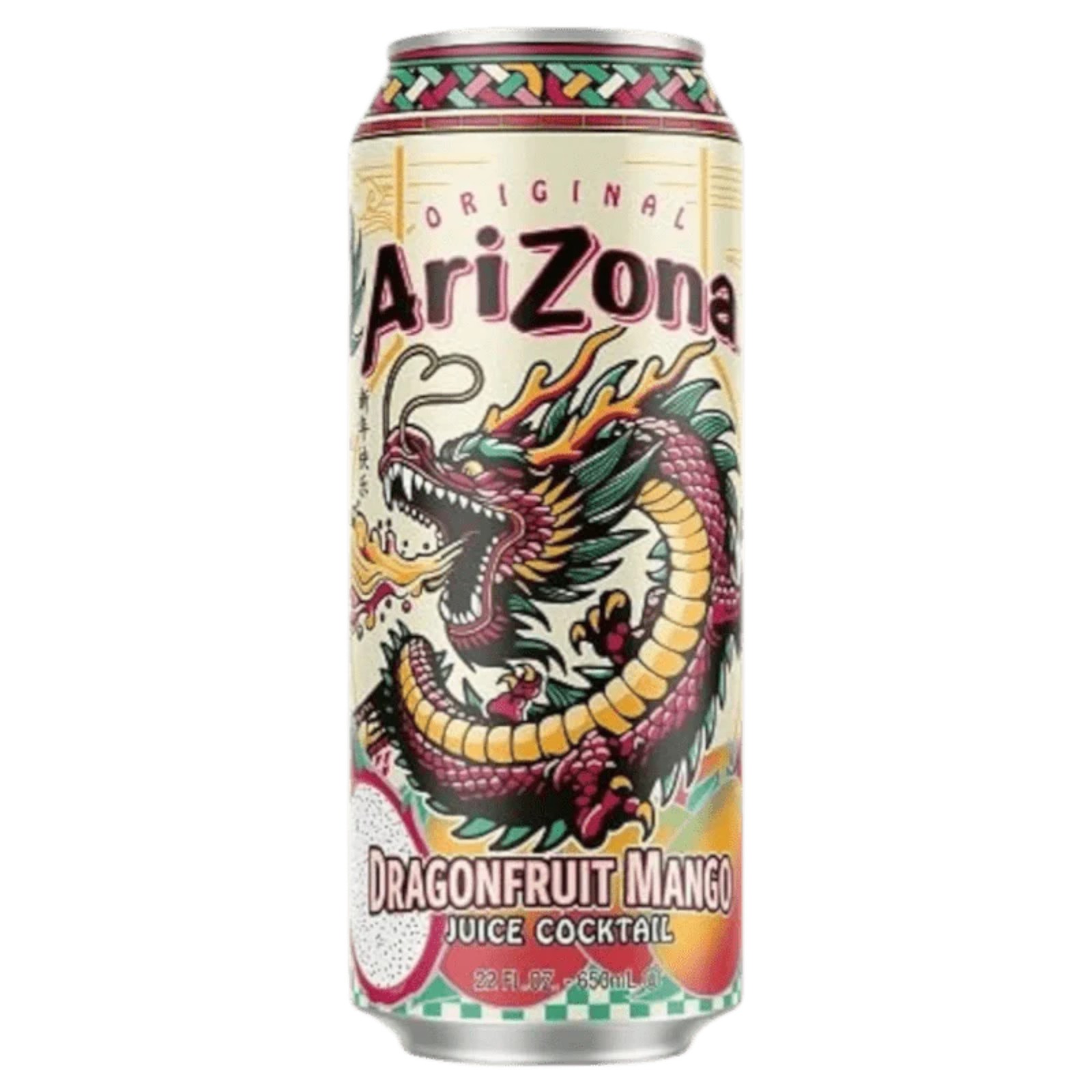 12x Cans Arizona Dragonfruit Mango Fruit 22oz