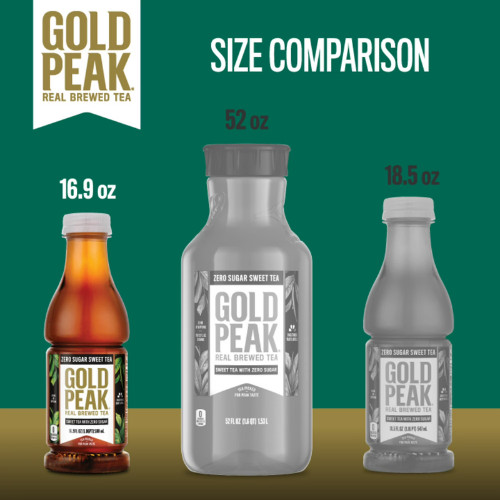 Gold Peak Iced Tea,Zero Sugar Sweet Tea Bottles,16.9 fl oz,6 Pack (PACK OF 2)…