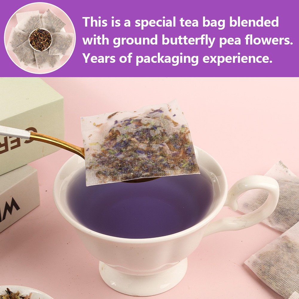 Butterfly Pea Flowers Tea Bags, Pure Dried Butterfly Pea Flower, Herbal Tea