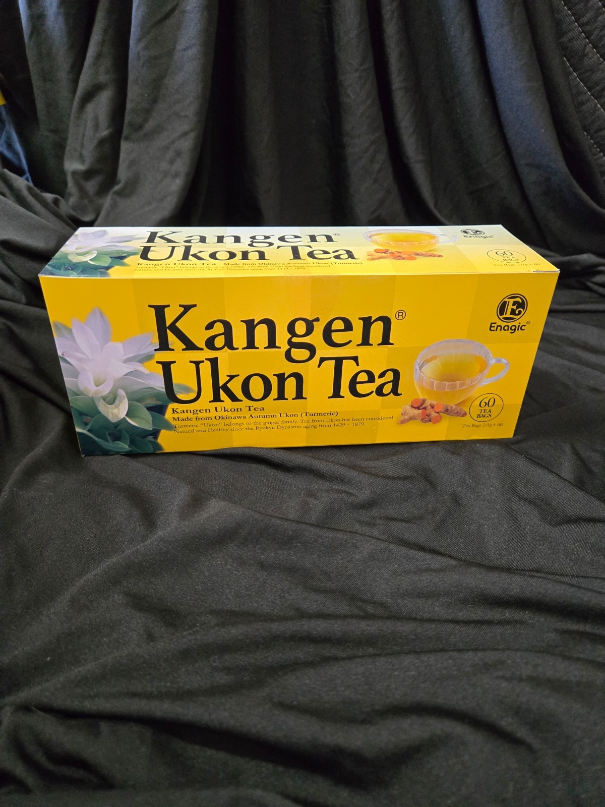 1 Box Kangen Ukon (Turmeric) Tea 60 Bags 100% Organic by Enagic  Sealed New
