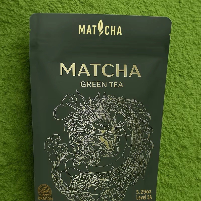 Dragon Matcha Green Tea Powder Organically Grown Japanese Grade 5A
