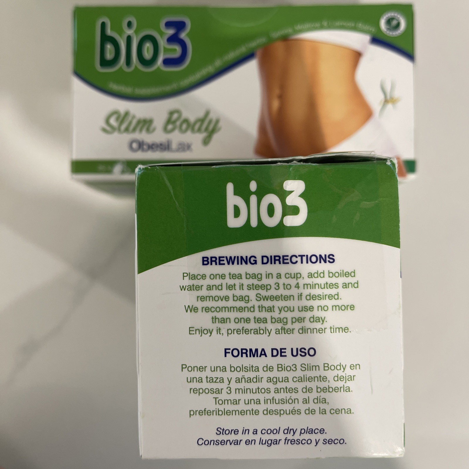 (Pack of 2) Bio3 ObesiLax Tea 25 Tea Bags | Herbal Support for Weight Management