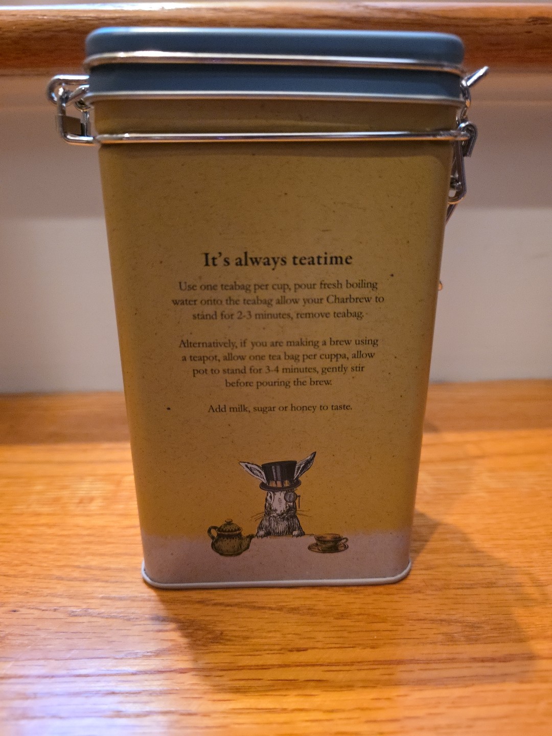 Charbrew Alice in Wonderland White Rabbit English Breakfast Tea Limited Edition