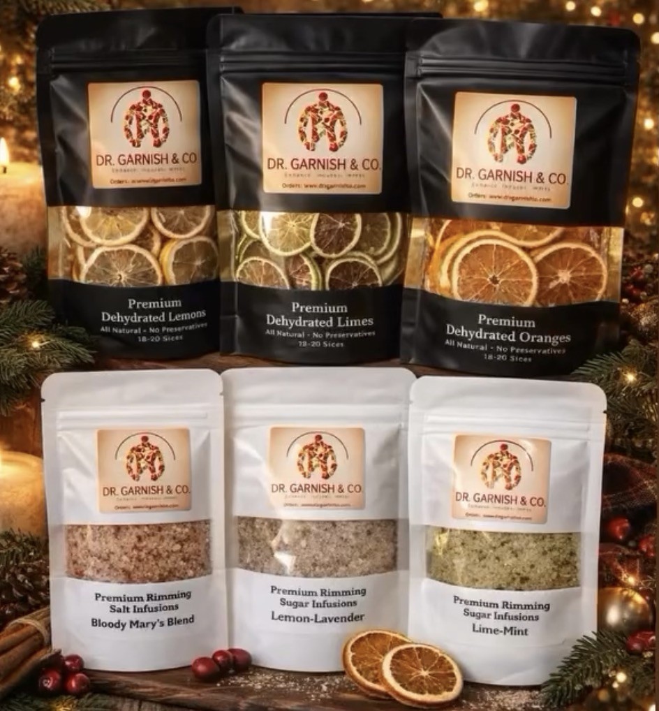 Premium Dehydrated Lemon Slices – USA Grown, Cocktails, Bar Cart, Bartending