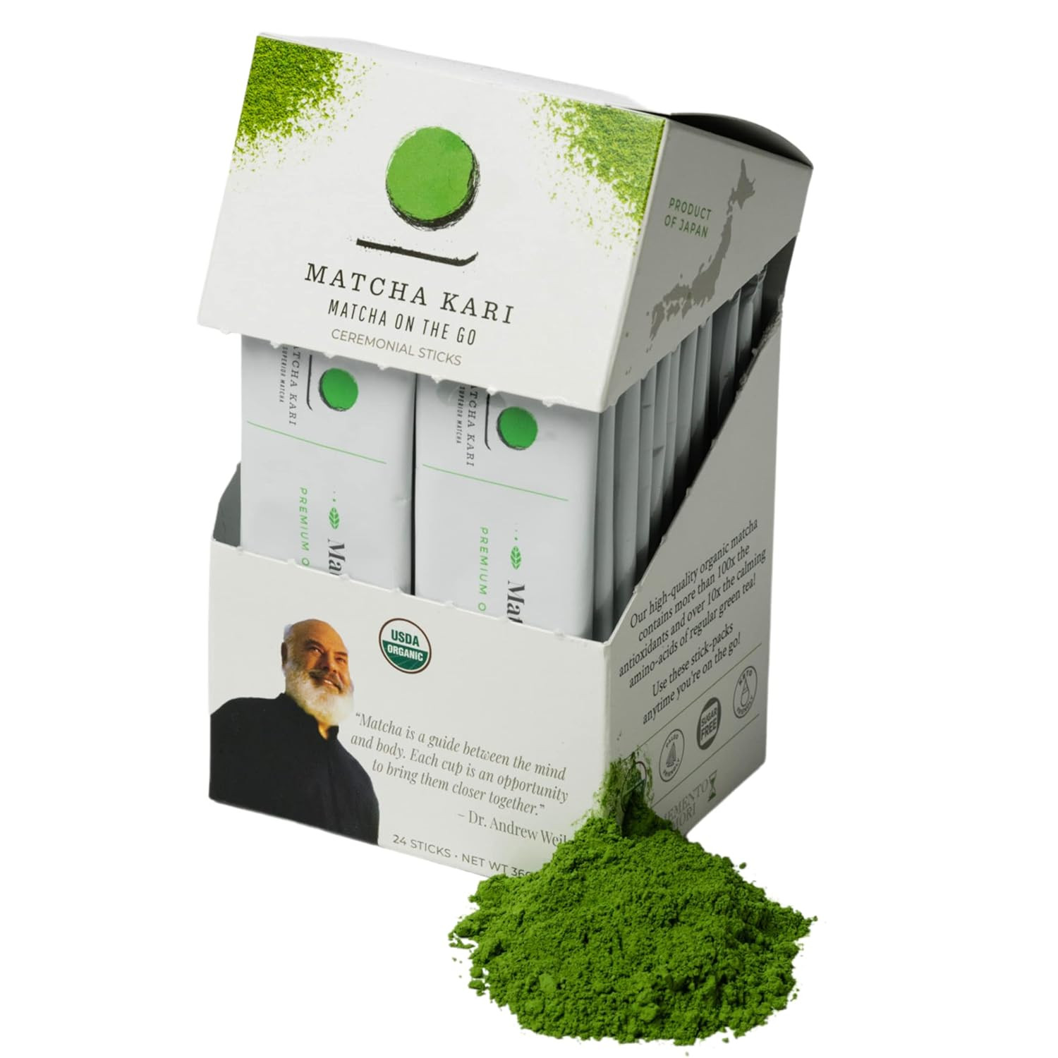 24 Sticks + Complete Matcha Kit – Perfect for Tea Lovers!