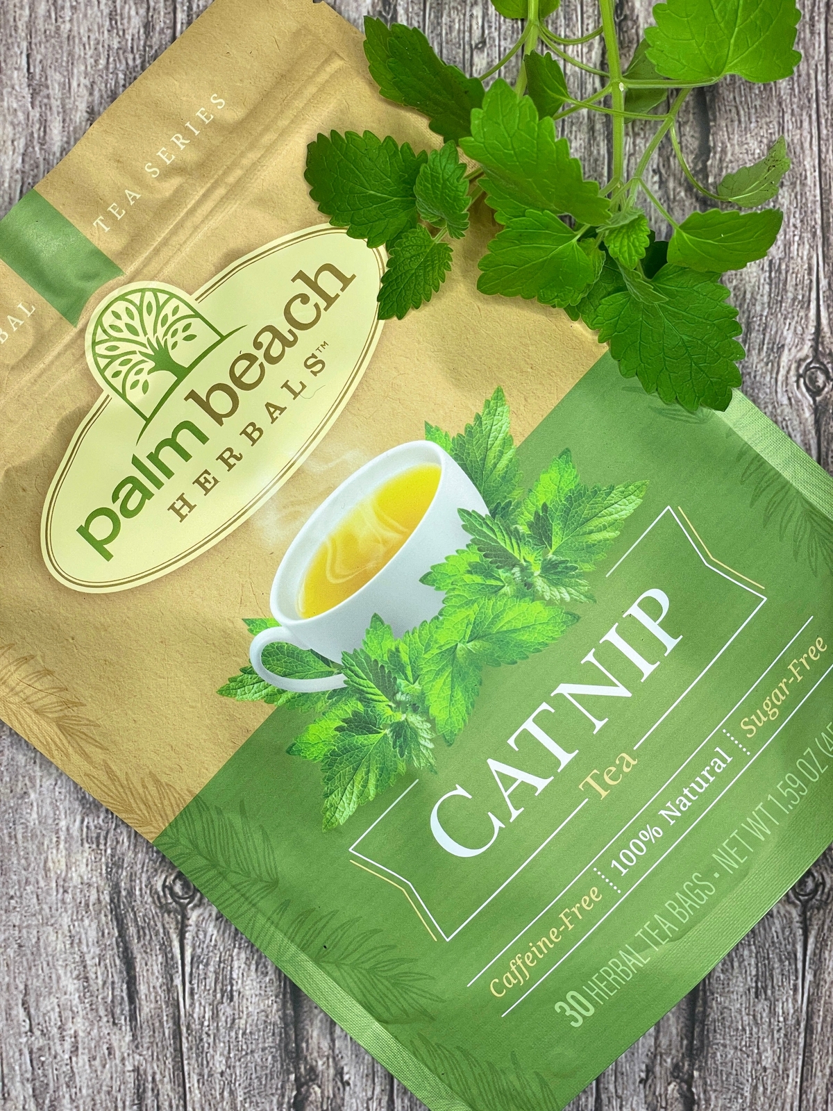 Catnip Tea by Palm Beach Herbals | 30ct, Caffeine-Free