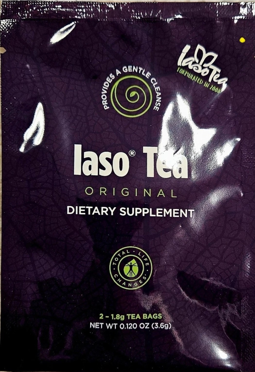 TLC IASO Original Brew Tea. Makes 1 gallon. Slimming and cleansing