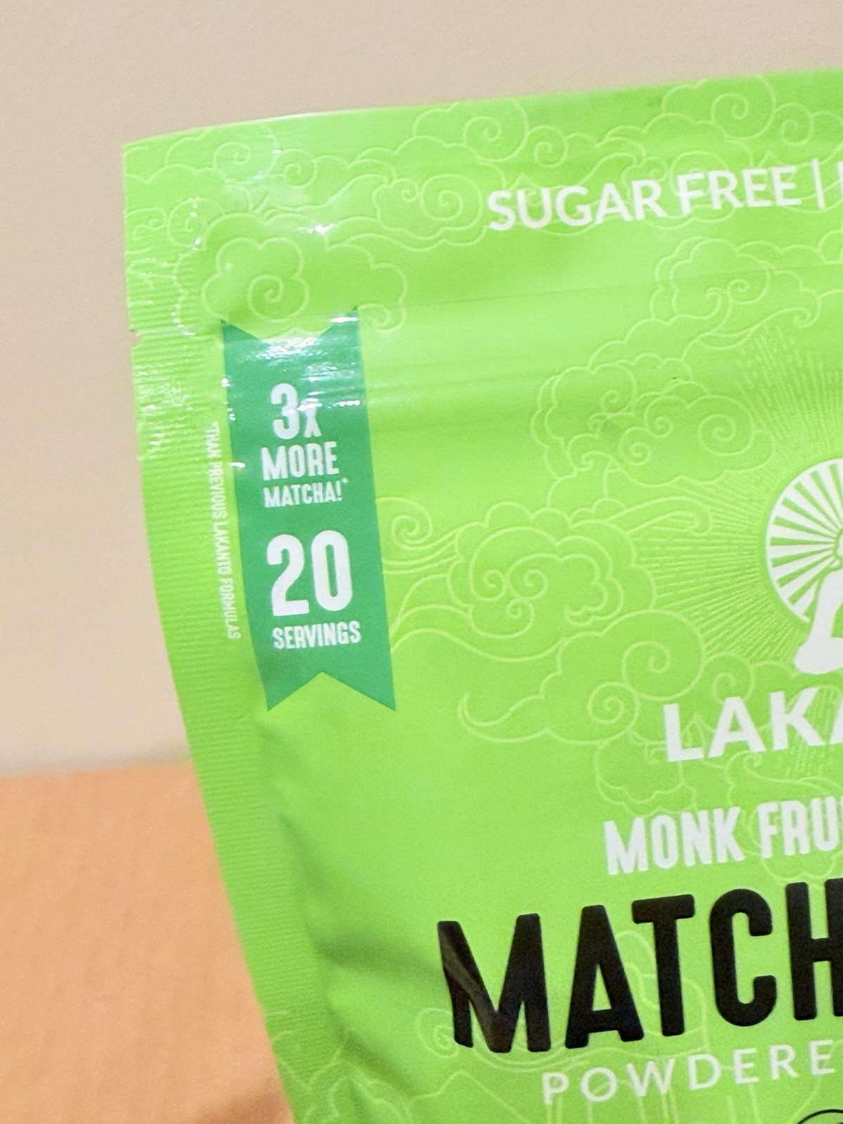 2 X Lakanto Matcha Latte Green Tea Powder 10oz Vegan Sugar Free Gluten Free