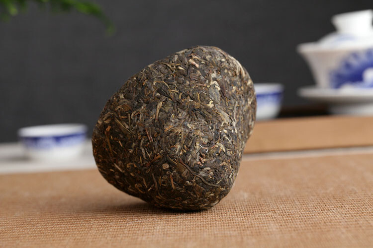 2015 YR Xiaguan Flame Tibetan Bao Yan Jin Cha Mushroom Shaped Pu’er Tea 250g Raw