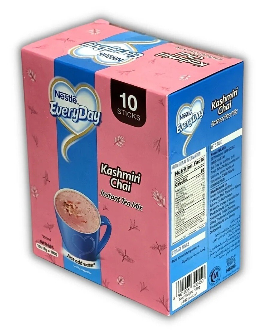 Nestle Everyday Instant Tea Mix Pink Tea (Kashmiri Chai) – 10 Sticks Box