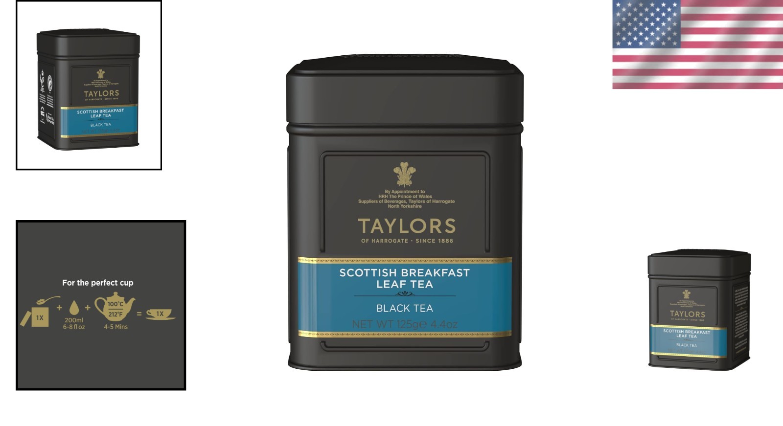 Scottish Breakfast Black Tea – Strong & Malty Loose Leaf 4.41 Ounce