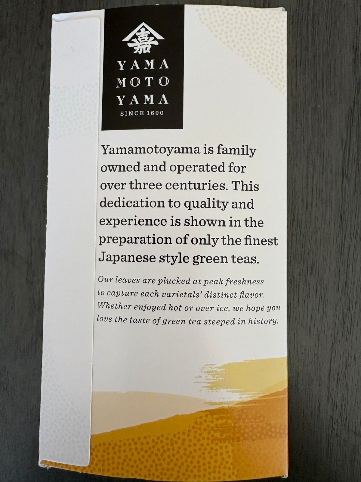 Japanese Yamamotoyama Organic HOJICHA Premium Green Tea (18 Tea Bags), 1.2 oz