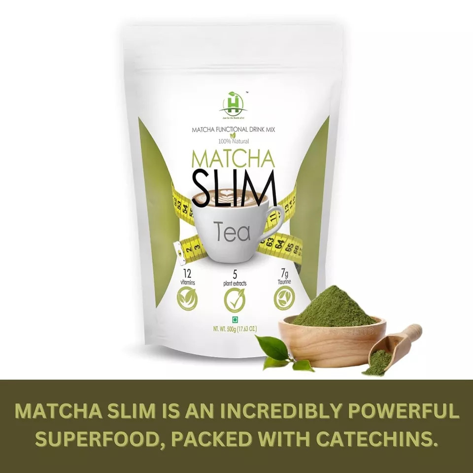 Matcha Slim Green Tea (500gm) Weight Management High In Antioxidants Detoxifying