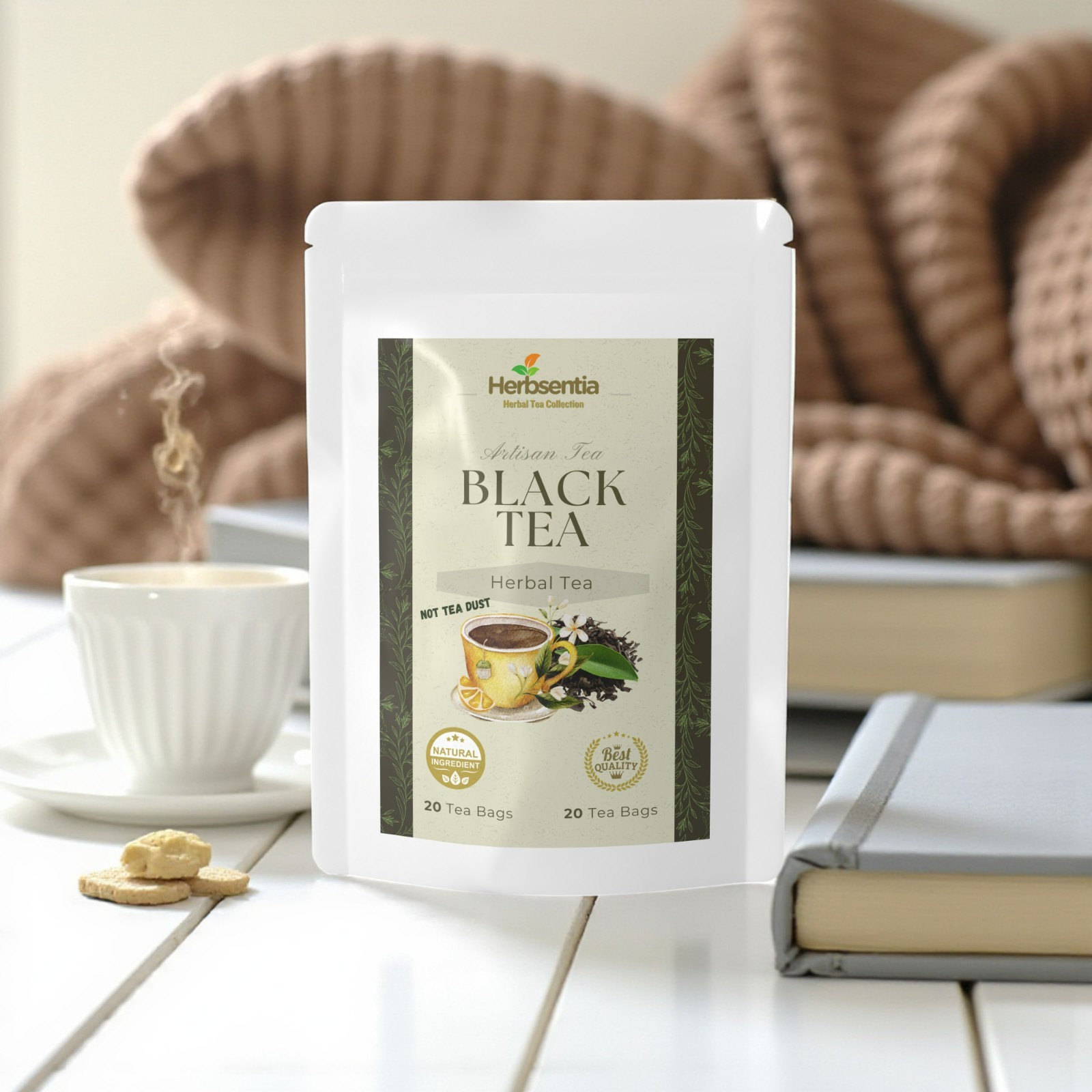Black Tea | 20 Tea Bags | Classic Full Bodied Tea