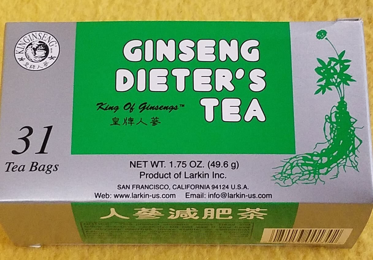 KING’S GINSENG DIETERS TEA – 8 tea boxes total of 248 te bags Genuine NEW