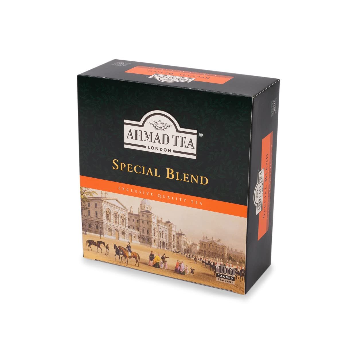 Ahmad Tea Black Tea Special Blend Teabags 100 ct – Caffeinated and Sugar-Free