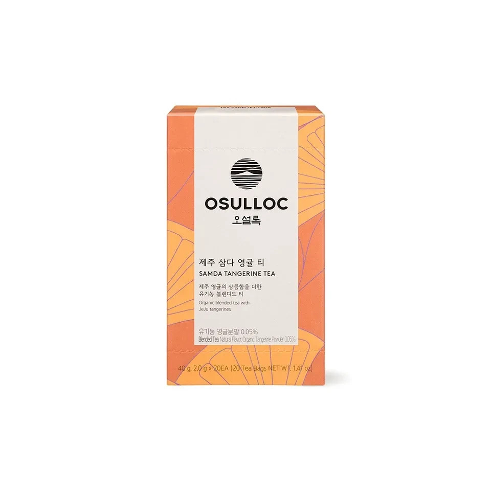 Osulloc Korea Premium Tea Collection 20T Green Black Oolong Herbal Tea Bags