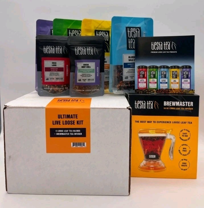 TIESTA TEA ULTIMATE LIVE LOOSE KIT PREMIUM LOOSE LEAF TEA BB: 11/27 MR 645