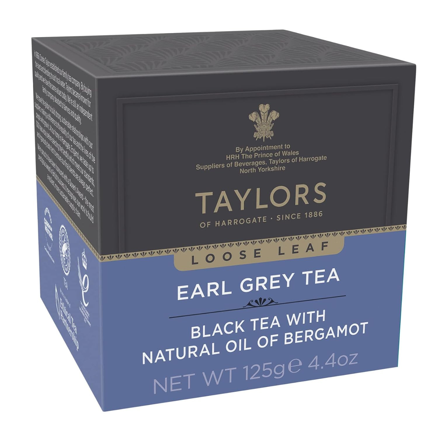 English Breakfast, Black Tea, Loose Leaf, 4.41 Ounce Carton (Pack of 6), Rich, B