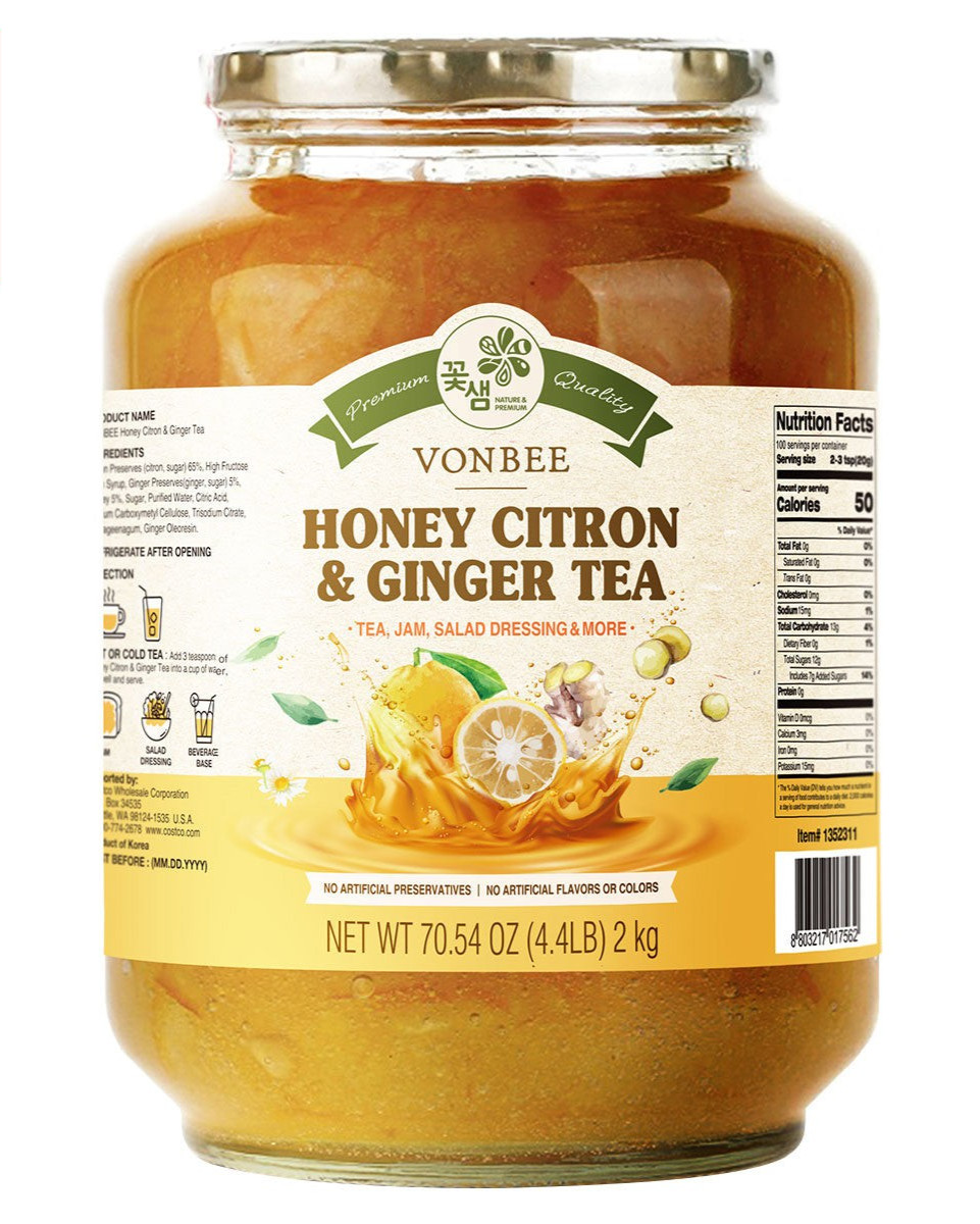 VONBEE HONEY CITRON GINGER TEA 70.54 OZ