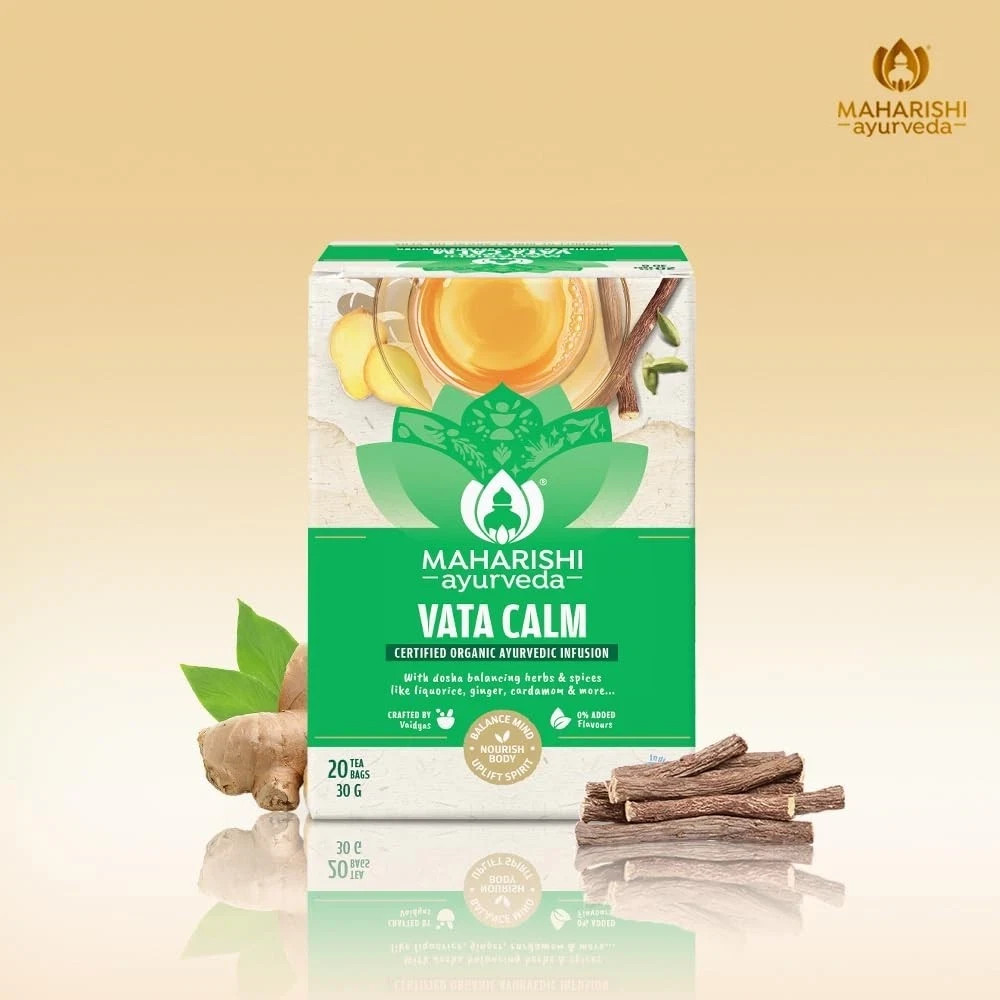Maharishi Ayurveda All Natural Vata Calm 20 Tea Bag Free Ship, Herbal