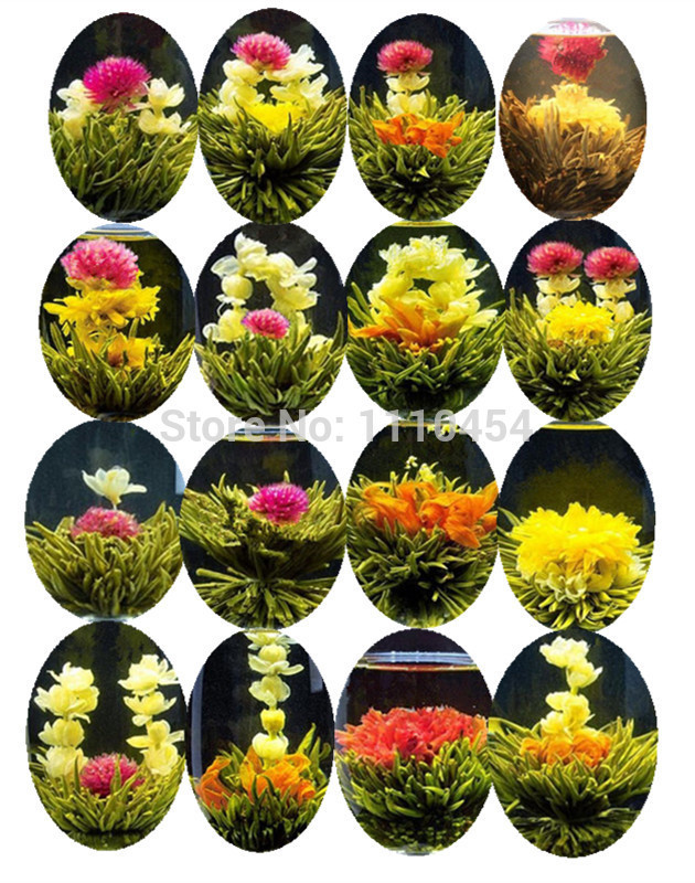Blooming Flower Tea 16 Handmade Herbal Tea Balls Premium Fragrant Tea Gift