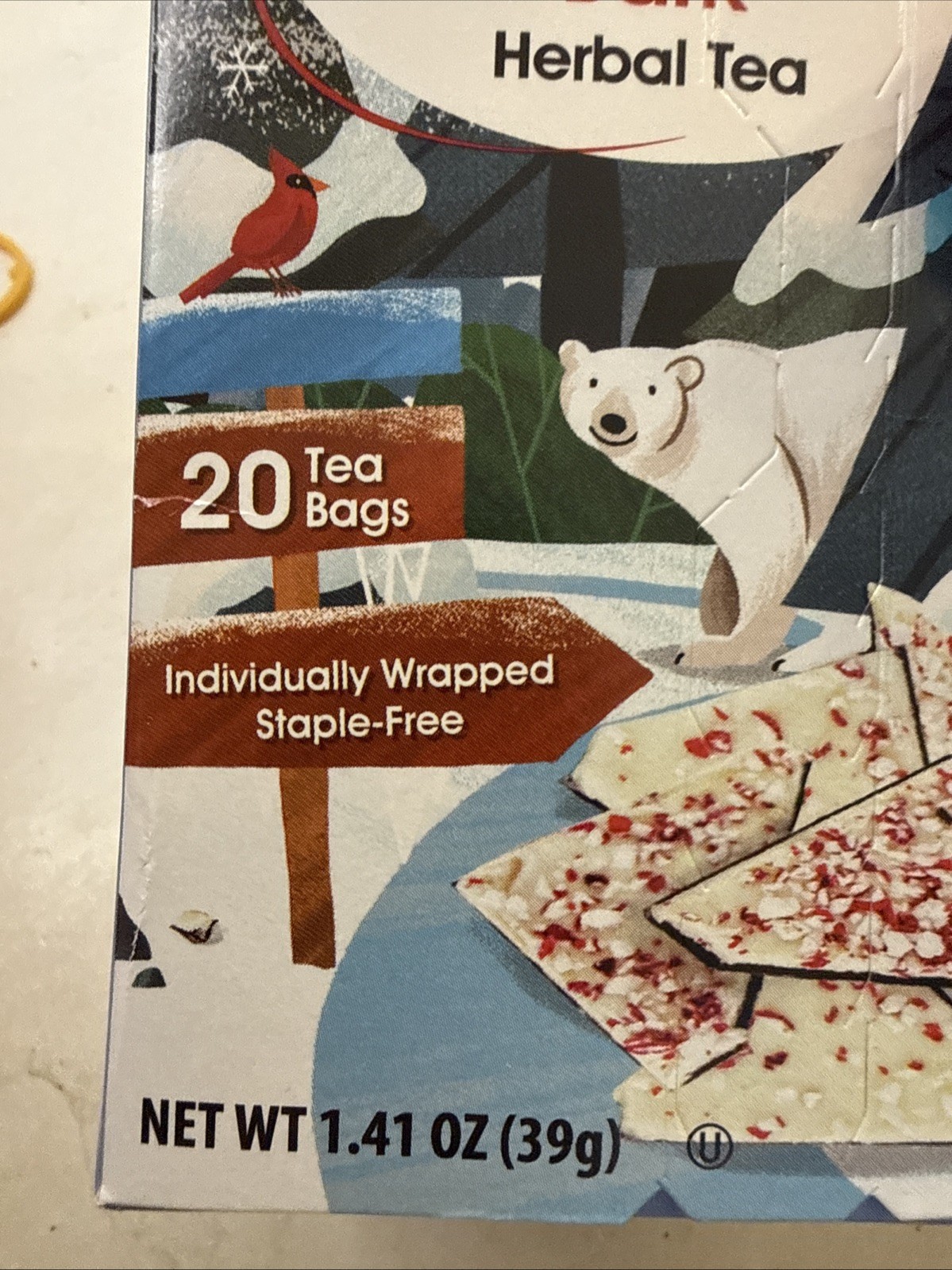Peppermint Bark Herbal Tea Great Value Holiday Christmas Lot 3 Carob Spearmint