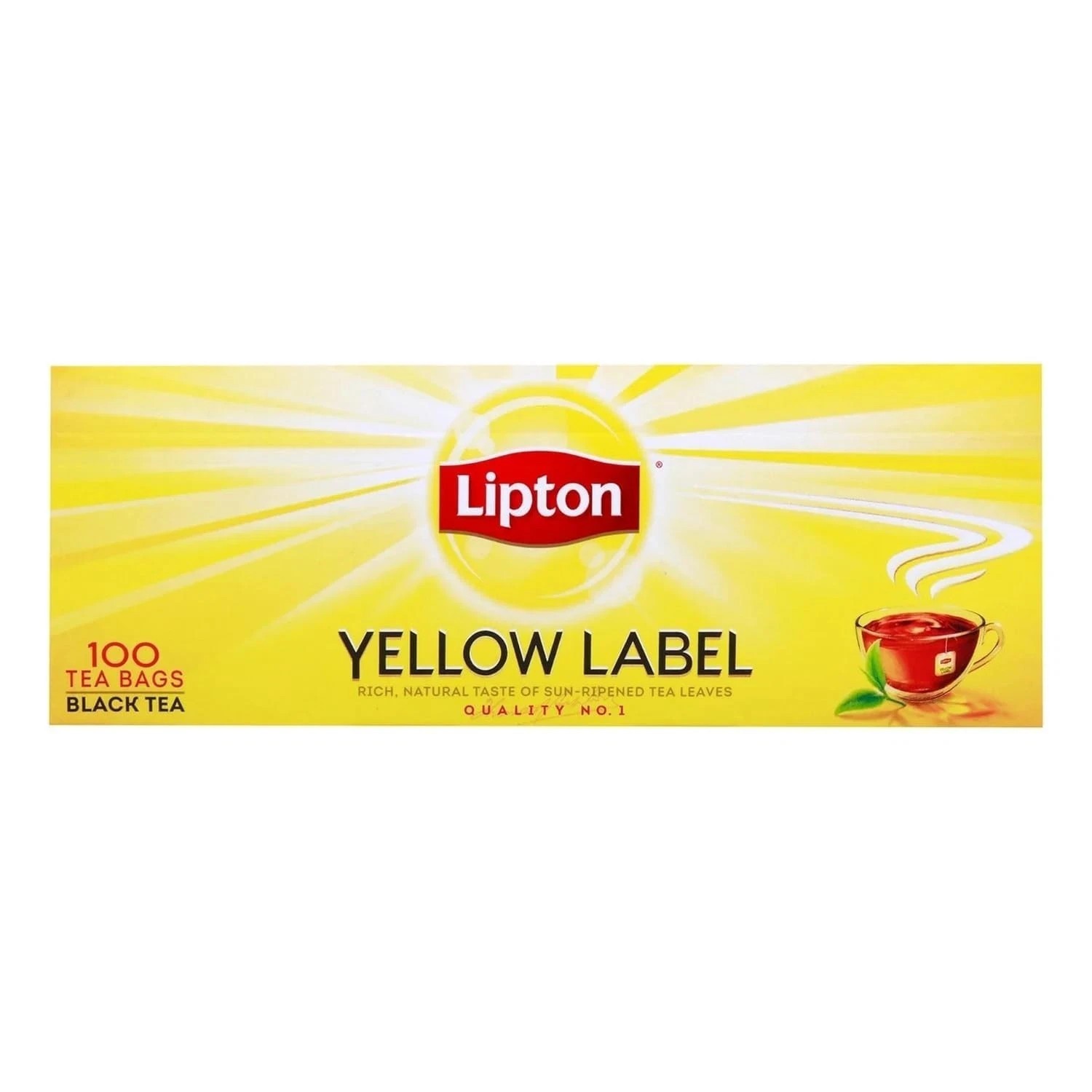 Liptons Black Tea Bags Value Pack | 100 Tea Bags 200g