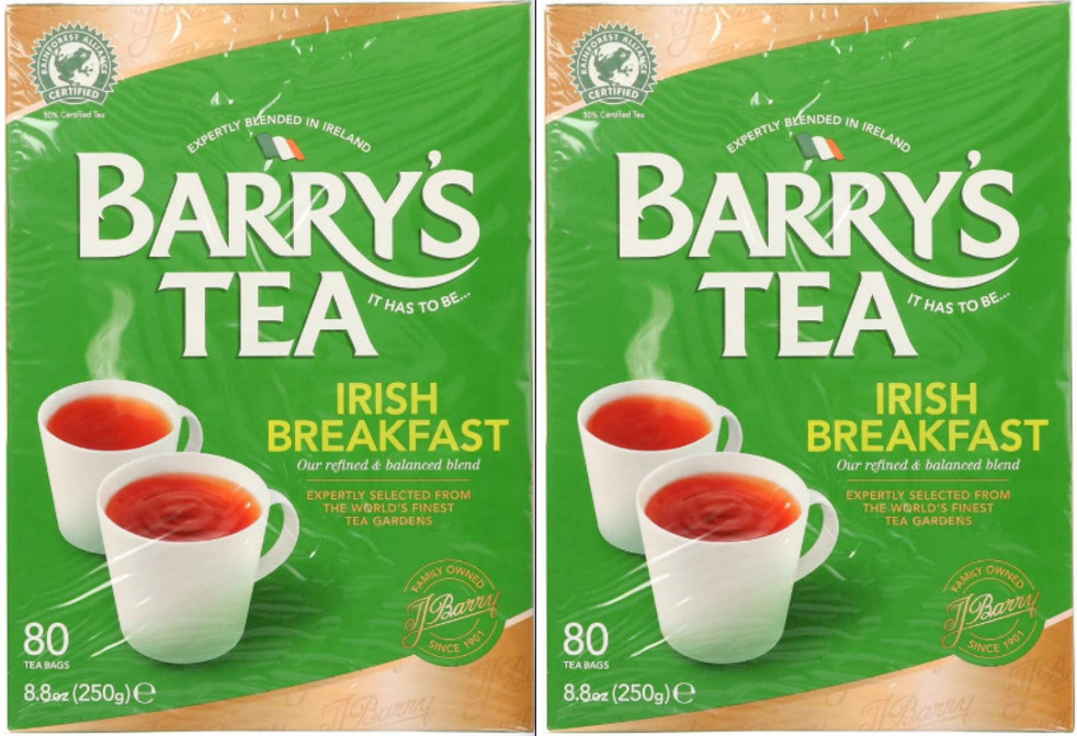 Barry’s Tea Irish Breakfast Tea Bags – 80 count (Pack of 2)