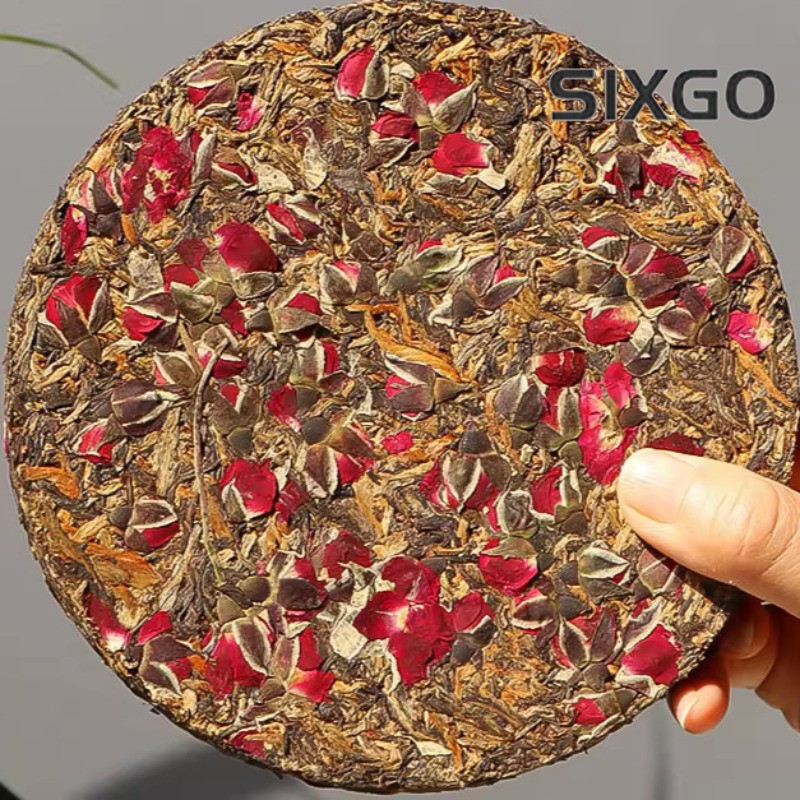 160g Yunnan Double-petaled Rose Black Tea Dianhong Tea Cake Strong Aroma Type