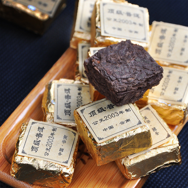 100g Puer Tea Health Care Pu er tea Pu erh Compressed Pu’er Brick Organic