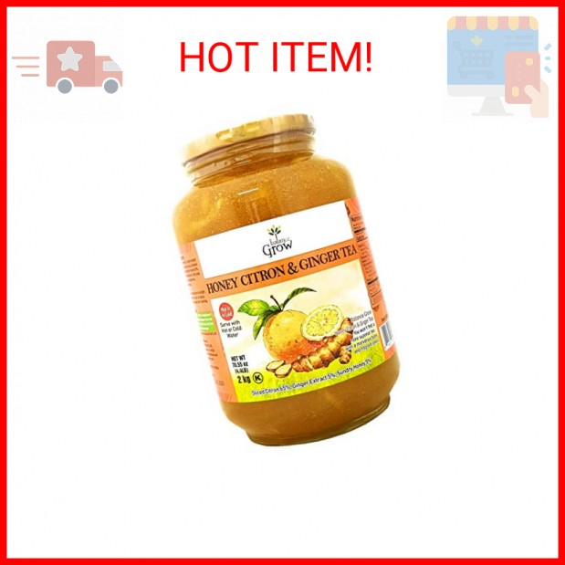 Balance Grow Honey Citron and Ginger Tea 70.55oz (4.4 lbs/2KG) pack of 1