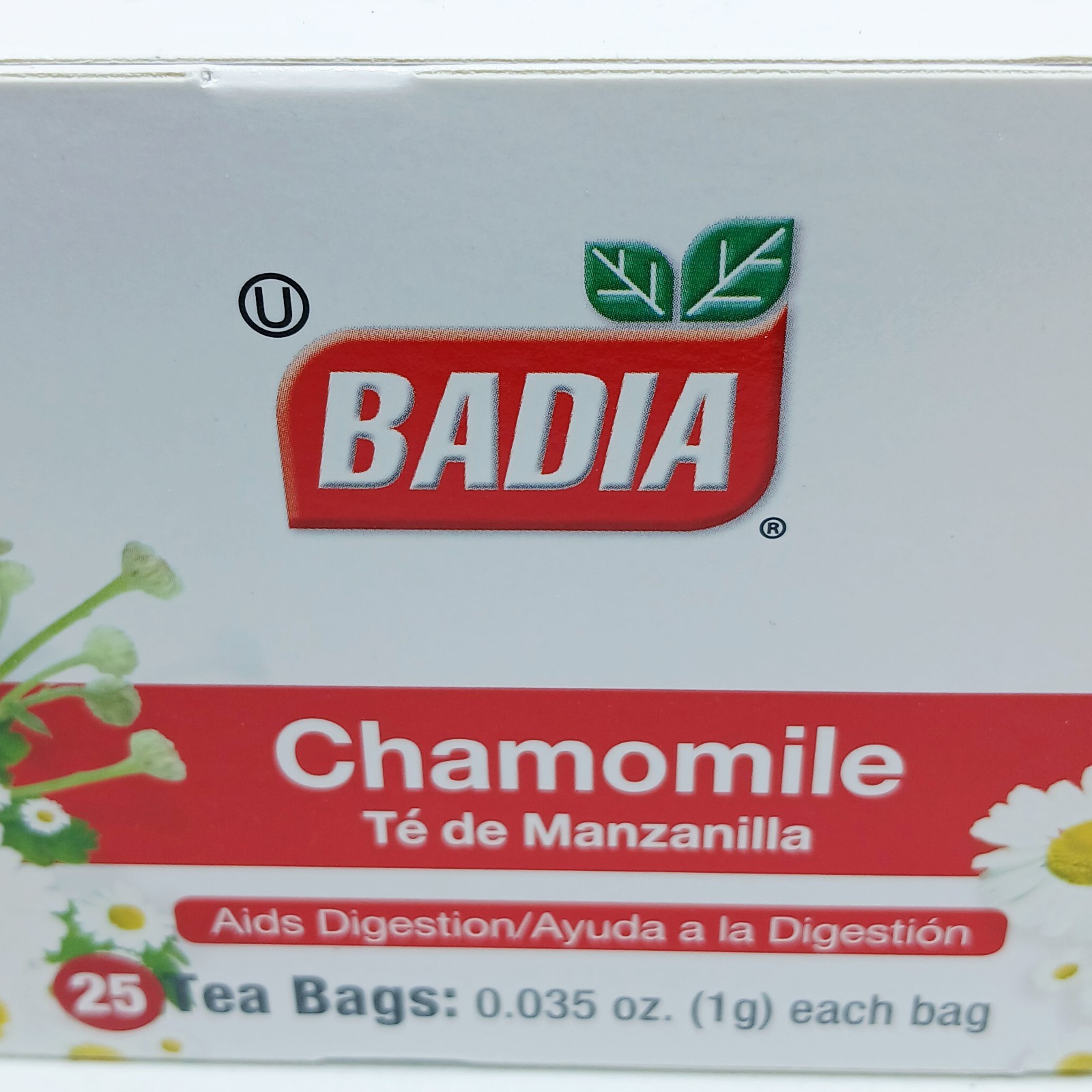 25 Bags~ Badia Chamomile Tea / Te de Manzanilla ( NO CAFFEINE ( Free & Fast Ship
