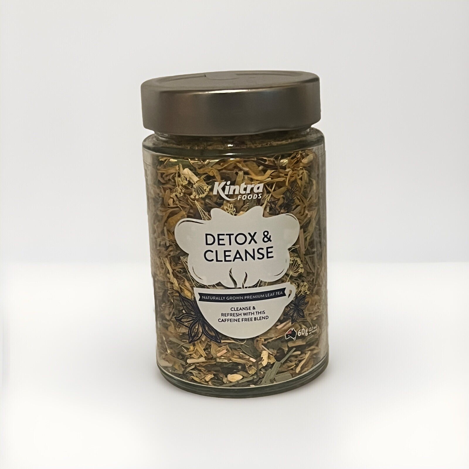 Kintra Foods Detox & Cleanse Naturally Grown Premium Leaf Tea Refresh Exp 01/27
