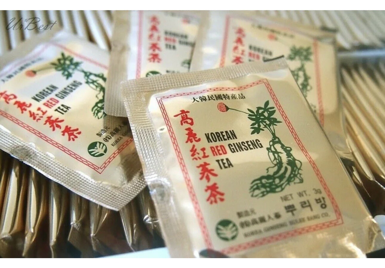 Anti Stress Fatigue Korean Red Ginseng Extract Ginseng Root Tea 3g x 100bags