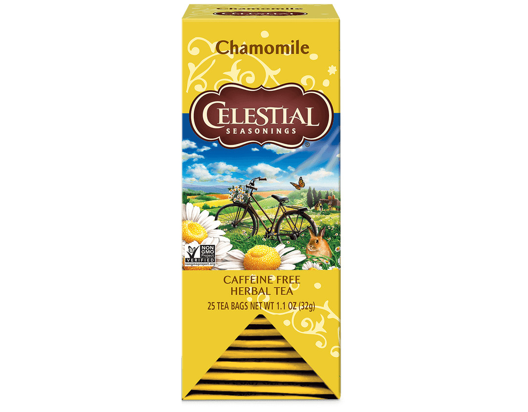 Celestial Seasonings Herbal Chamomile tea bags, BULK 150 count, Caffeine Free