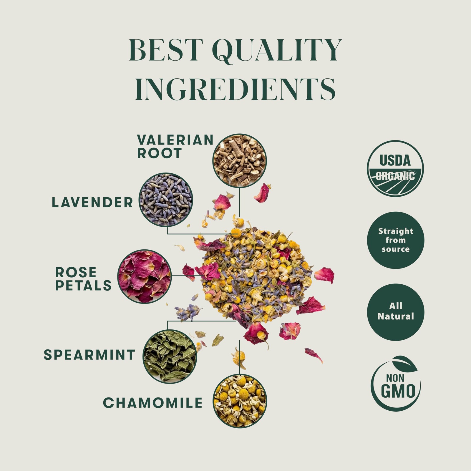 Estates Organic Valerian Root, Chamomile, & Lavender Loose Leaf Tea 50g/1.76o…